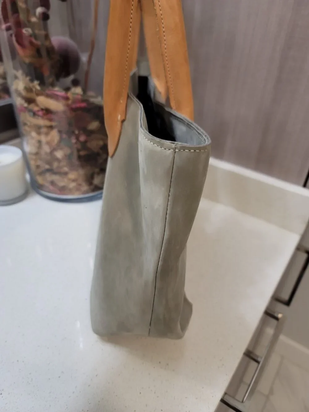 Atelier Luxembourg Leather Bag Gray - Picture 2 of 6